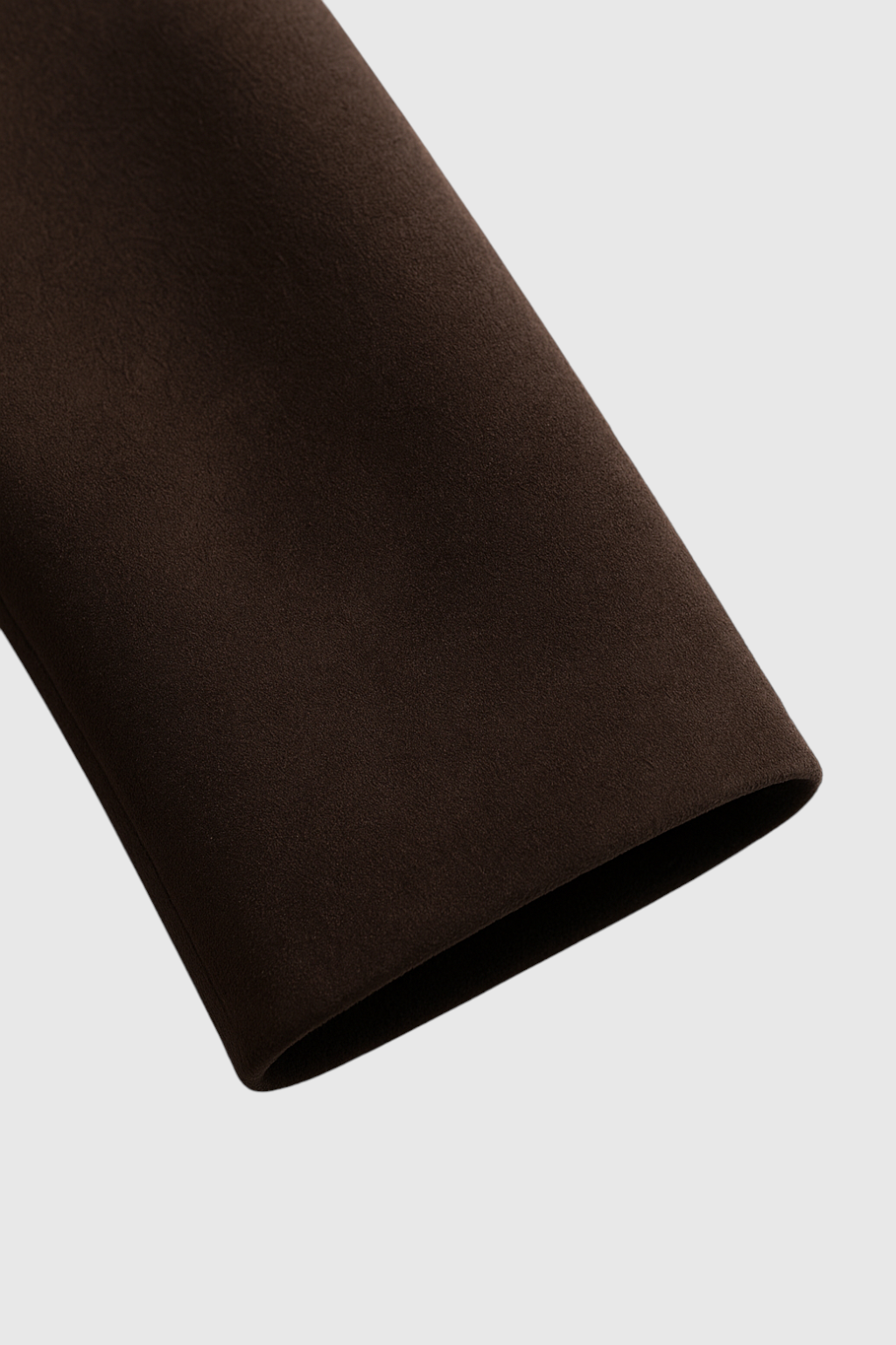 Long Suedette Overcoat | Relaxed Fit