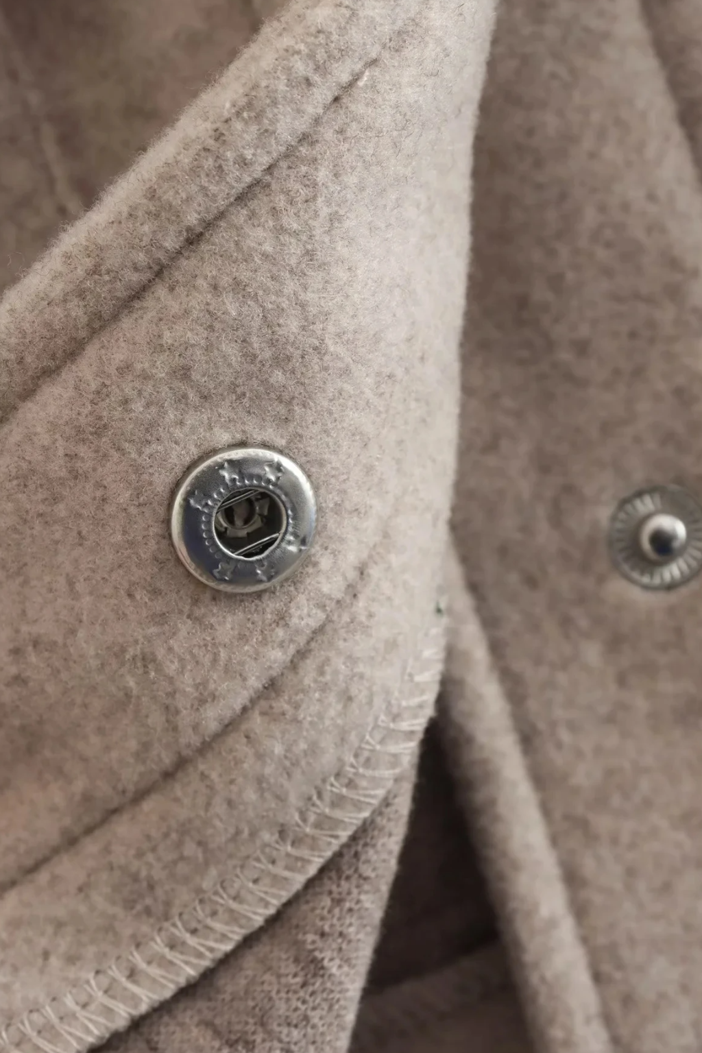 Cropped Jacket | Square Collar, Pockets