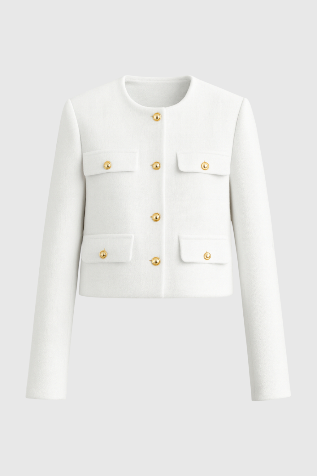 Jacket with Gold Buttons, Four Pockets